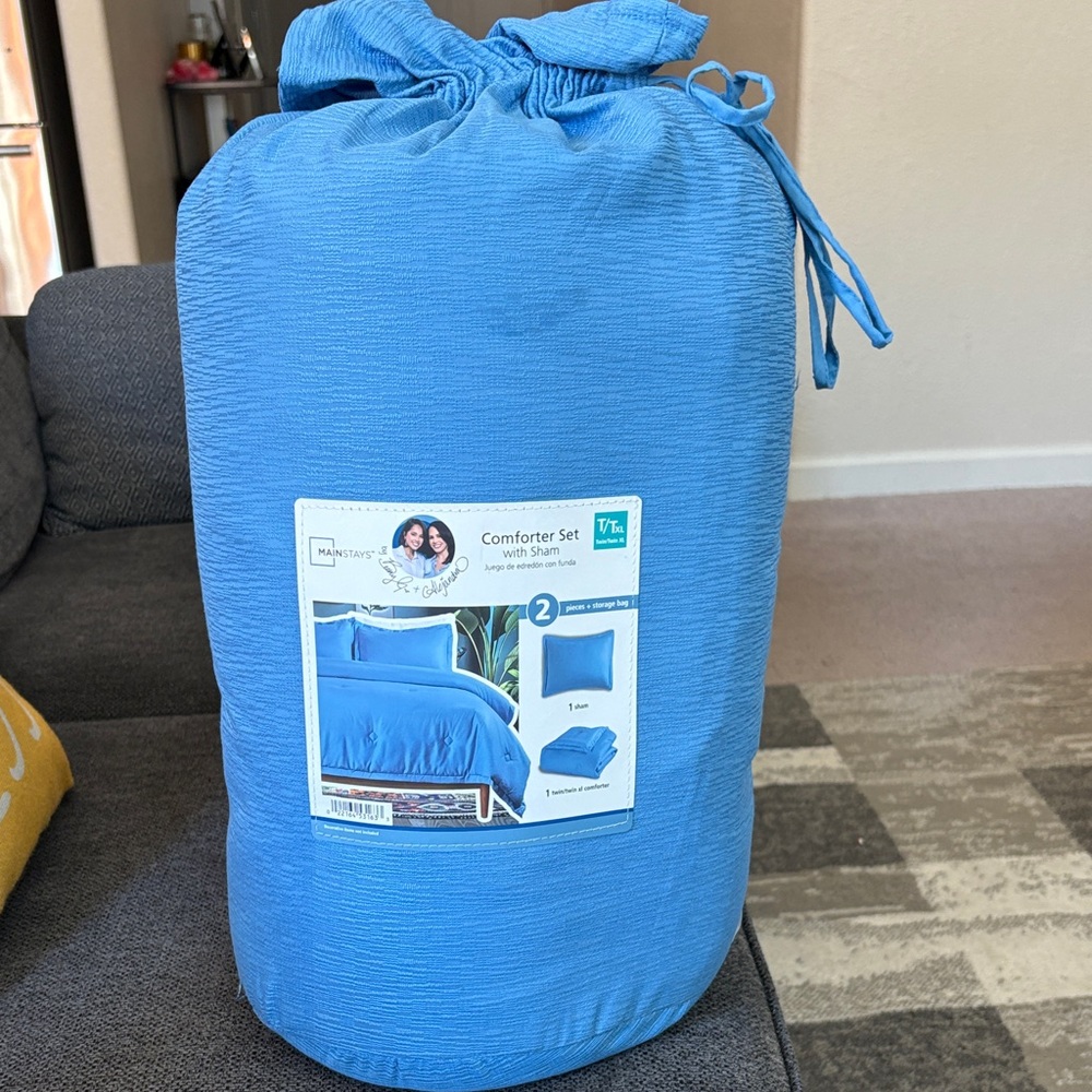 Mainstays Sky Blue Comforter Set